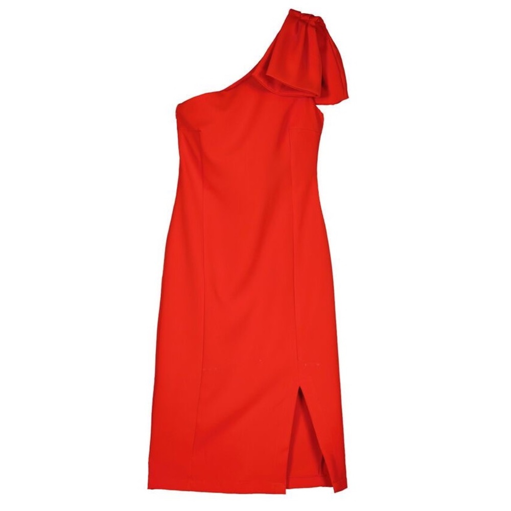 Red One Shoulded Dress